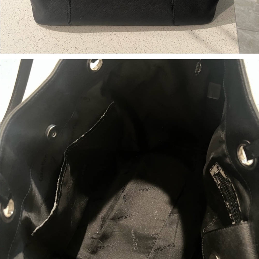 Large Black Calvin Klein Shoulder Bag Tote